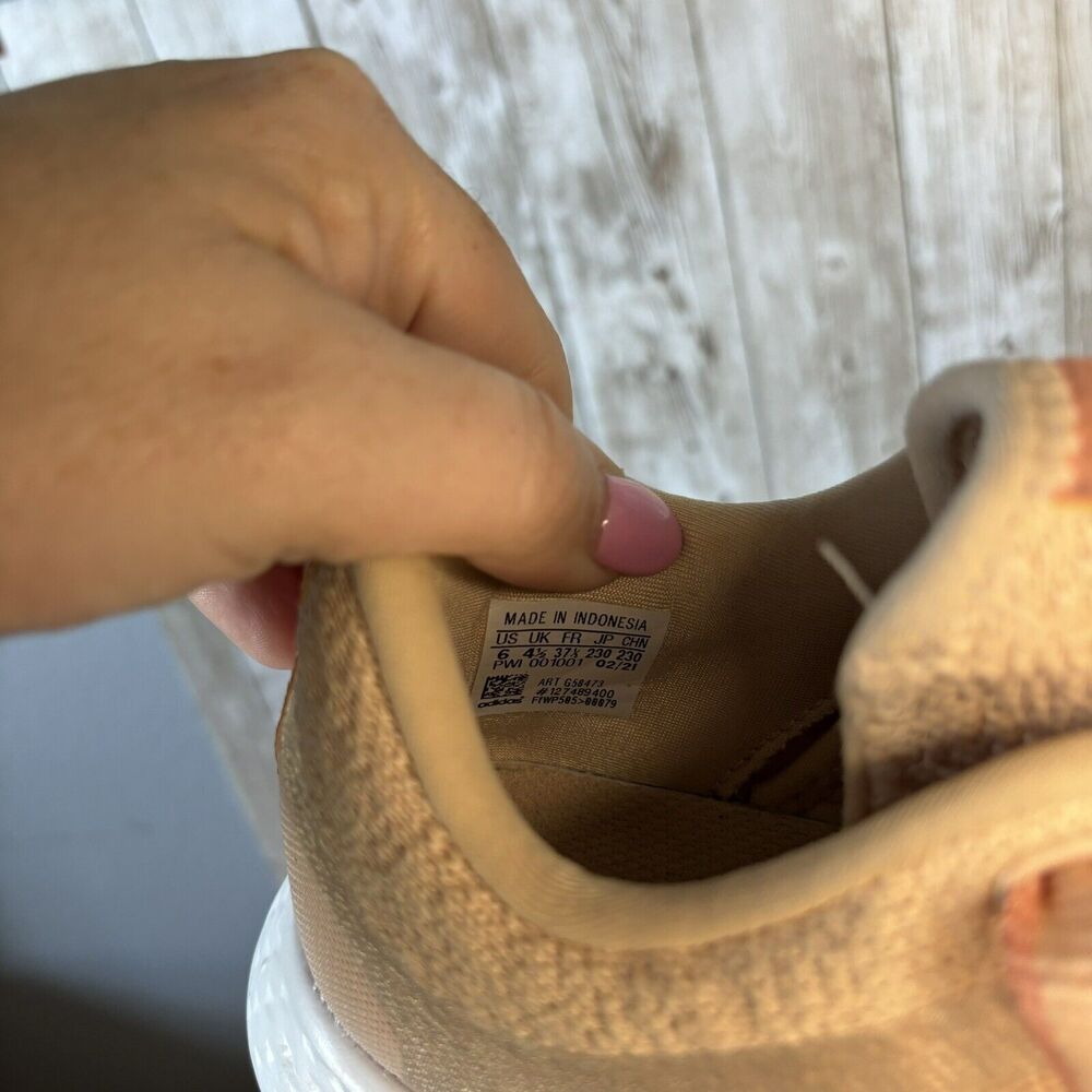 Adidas Edge Lux 4 In Blush Peach wide lace‎ Women's Size 6 sneakers - Picture 9 of 9